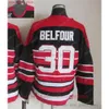 Filme CCM Vintage Ice hockey''nHl'' 27 Jeremy Roenick Jerseys costurados 35 Tony Esposito 88 Patrick Kane 30 Ed Belfour 28 Steve Larmer Jersey Preto