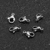 120pcs 18K Gold Plated Stainless Steel Lobster Claw Clasp Jewelry Findings Jewelry MakingJewelry Findings Components