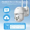 새로운 3MP CCTV IP 카메라 무선 감시 카메라와 Wi -Fi 보안 보호 카메라 두 가지 방법 오디오 v380 Pro 방수 실외