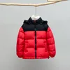 Enfants enfants Down Coat NF designer veste d'hiver garçons filles en plein air vers le bas à capuche chaud Parka noir Puffer vestes lettre imprimer vêtements vêtements d'extérieur coupe-vent 20253