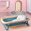 Bathing Tubs Seats Bathtubs Tub Pad Non-Slip Bathtub Seat Mat Newborn Safety Security Foldable Bath Support Cushion Baby Goods P230417