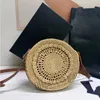 10a designer planta tecido corrente redonda bolsa tote mulheres bolsas de ombro todos os aço letra y sacos crossbody bolsa de alta qualidade saco de férias de praia