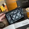 Torba CC Kobiety Złota moneta Mini Torba na ramię z klapką Top Skóra bydlęca Matelasse Łańcuch Klasyczna podręczna torba Crossbody Trend Torebka Portfel Fanny Pack Multi Pochettes Birk