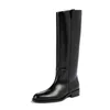 Bottes FEDONAS est femmes genou bottes hautes automne hiver talons bas fête décontracté haute qualité en cuir véritable chaussures femme 231116