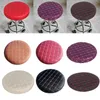 Housses de chaise ronde tabouret couverture élastique pivotant housse pour Salon de coiffure épaissir tissu siège protecteur El décor