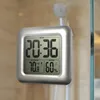 Wall Clocks Clock LCD Digital Waterproof Temperature Humidity Sensor Shower Timer Gift For Bathroom