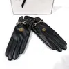 Gants de créateurs pour hommes et femmes, gants à cinq doigts, marque de styliste, impression de lettres, épais, garde au chaud, gants pour hommes