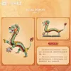 Andra Toys Loz 1416 st Chinese Dragon Model Building Blocks Creative Mini Decoration Bricks Animal Puzzle Toys With Base Kids Adults Gifts 231116