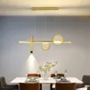 Lampadari Lampade a sospensione a LED nordiche per tavoli centrali del soggiorno Sala da pranzo Accessori per la cucina Lampadario Decorazione della casa Apparecchio per interni