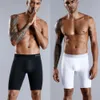 UNDANTANTLAR Uzun bacak şortları boksör erkek iç çamaşırı erkek iç çamaşırı erkekler külot erkekler boksörler boksörler yüksek kaliteli doğal pamuk seksi 231116