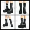 Stiefel Plattform Stiefeletten Schuhe Für Frauen Goth Gothic Mode Mitte Wade Knöchel frauen Stiefel Weibliche 2022 Winter Marke INS Kostenloser Versand T231117