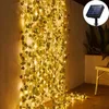 LED Strings Solar Lights Fairy Maple Leaf 10/5/2M مقاوم للماء مصباح شمسي إكليونيك في الهواء الطلق لحديقة الزفاف لحفلات الزفاف P230414