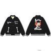 Designerjackor Mens Casual Coats Ytterkläder Saint Michael Limited Co Br ed Joker broderad Corduroy Baseball Jacket Herrens kvinnors lösa kappa mode