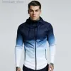 Jackets masculinos homens com capuz Jacket Running Jacket Treinamento de ginástica esportes de caminhada Jaqueta à prova de vento Treinamento de jaquetas ao ar livre