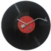 Relojes de pared Reloj ultra silencioso retro nostálgico europeo Disco de vinilo Personalidad Cafe Bar Decorativo 231116