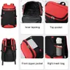 Tennis Bags 25L Large Capacity Tennis Bag Holds 3 Rackets Outdoor Sports Rucksack Full Zipper for Tennis/Pickleball/Badminton/Squash Sports 231116