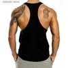 Męskie topy zbiornikowe męskie top gym dystans singlets Singlets Fitness Clothing trening bawełniany koszulka bez rękawów Summer