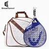 Tennis Bags GREATSPEED Tennis Badminton Padel Racket Bag Men Women Shoulder Tote Pack Faux Leather Independent Raquet Pocket 231116