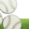 Whole 100pcslot 8mm baseball slide charm diy sport accessory fit for 8MM keychains wristband bracelet5697832