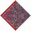 Schals 130 cm Vintage Big Cashew Marke Schal Twill 100 Seide Quadrat Frauen Mode Bandana Design Kerchief Strand Handtuch Echarpe 231117