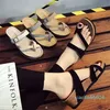 High Quality Large Size Platform Wedge Women Sandals Suede Leather Cork Sole Women Summer Shoes Slipper Slides Beach Shoes