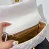 Channel Designer Tasche für Damen Umhängetasche Damen Top Fashion Golden Heart Gliederkette Umhängetasche