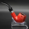 Smoking Pipe Clear Redwood grain color octagonal bakelite tobacco pipe