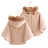 Cappotto Mantello da bambino Autunno e inverno Cappotto da uomo con scialle lungo antivento all'aperto Primavera ed estate addensato 231117