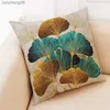 Cushion/Decorative Leaf Cotton Case for Sofa Car Covers Home Decorative Cushion Covers 45x45cm Bedroom Waist case