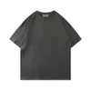 Camisetas de camisetas masculinas Designer de camisetas tamis letra de tórax laminada de manga curta de manga curta