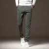 Men's Pants MINGYU Brand New Classic Work Stretch Cargo Pants Men Cotton Slim Fit Grey Green Korea Autumn Winter Thick Casual Trousers Male J231116