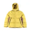 Męski żółty płaszcz Parka zimowa kurtka moda mężczyźni kobiety płaszcza damska damska odzież wierzchnia przyczynowa hip hop streetwear