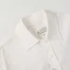 Vestes de créateurs Hommes Casual Manteaux Vêtements d'extérieur Margiela MM6 Quadrangle Lettre Broderie Impression Lâche Hommes Femmes Chemise à manches longues Manteau