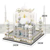 Other Toys 4036PCS MOC City Mini Bricks Taj Mahal World Famous Architecture Micro Model India Building Blocks Creative Sets Kids 231117