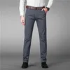 Erkek Pantolon Gelinlik Marka Elbise Erkek Kaliteli Düz Ofis Pantolon Artı Boyut 40 42 44 230414