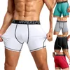 Running Shorts Compression Men Summer Sportswear Gym Fitness Leggingi Trening Jogging chude krótkie spodnie trening sportowy rajstopy sportowe