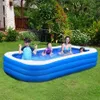 Family Inflatable Swimming Pool Above Ground Inflatable Pools for Kids Adults Summer Water Party Outdoor Backyard Water Park319S