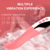 Aspiration magnétique douce Simulation électrique langue léchage Vibration femelle Clitoris Stimulation masturbateur sein adulte jouet sexuel