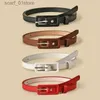 Belts LTI-Color LA's Slender Thin Belt Belt Queg Bin Bucle Women Weist Belt Lixt Belt Can Cal Cale Boxle Beltl231117