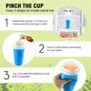 Ice Cream Tools Summer Squeeze Homemade Juice Water Bottle QuickFrozen Smoothie Sand Cup Pinch Fast Cooling Magic Ice Cream Slushy Maker Beker 230417