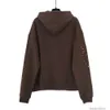 Designer Hoodie Herren Sweatshirts Mode Streetwear Sp5der 555555 Brown Web Hoodie Pans Foam Letter Kapuze Herren Damen Pullover Herbst