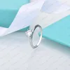 anello a forma di doppia T primavera semplice in argento sterling 925 diamante freccia anello donna classico gioielli di lusso con borsa originale