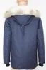 Winter Heren Donsjacks Chateau Red Label Parka Echte Wasbeer Capuchon Bontkraag Jas Downs Dikke Warme Parka's Rode Winter Outlet Outdoor Sport Parka's