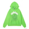 Designer Hoodies Mode Herensweatshirts Streetwear Trend Merk Sp5der 555555 Hot Diamond Foam Printing Hoge kwaliteit Puur Katoen Casual Losse Hoodie Trui Mannen