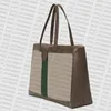 Fashion Leather Totes for Women's Handbags Purses Genuine Leather Straps Tote with Interlocking coated canvas made