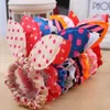 Fashion Girls Hair Band Mix Styles Polka Dot Bow Rabbit Ears Elastic Hair Rope Ponytail Holder Hair Accessories 100PCS351d