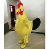 Desempenho preto branco galo mascote trajes dos desenhos animados carnaval presentes de halloween unisex fantasia jogos roupa férias ao ar livre publicidade outfit terno