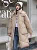 Women's Down Parkas Cotton Coat Women Good Clothing Low Price On Sale 2023 Autumn Winter Fashion Long Thick Warmth Loose Hooded Jacket 231117