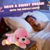LED Çırpma Oyuncak 38cm Aydınlık Sevimli Peluş Oyuncak Köpek Led Işık Müzikal Yumuşak Nardin Dolabalı Hayvanlar Yastık Oyuncak Hediye Bebeği Kızlar Kızlar