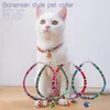 Colliers pour chiens Nylon Réfléchissant Réglable Nuit Sécurité Clignotant Lueur Dans Le Noir LED Chats Collier Laisse Lumineux Fluorescent Animaux